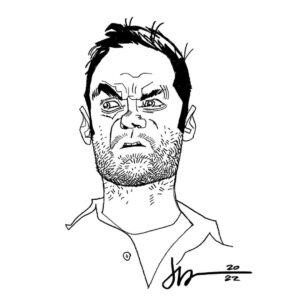 Jason Latour Instagram - Re-watching the last season of BARRY. Big fan of all things Bill Hader. #billhader #barry #hbo 

Join my NEWSLETTER at the link in bio. #cariacture #cartoon #comics