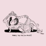 Jason Latour Instagram - “I’ve wined and dined with kings and queens, and I’ve slept in the alley eating pork and beans.”— Dusty Rhodes Dumb cartoon I did to cheer someone up. For more comics join my NEWSLETTER at the link in bio. #comics #cartoon #comicbooks #history #kinghenryviii