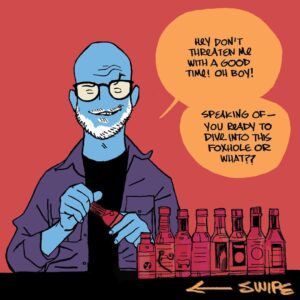 Jason Latour Instagram - Happy 70th birthday, Alan Moore. Swipe to read 👈. Join my free NEWSLETTER  at the link in bio for more comics. #Alanmoore #hotones #comics #watchmen #comicbooks #cartoons