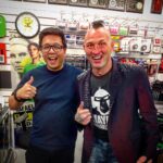Jason Miller Instagram - Global warming means more time for tennis! Come see Chuck for a last time, and get your rackets stringed-before he defects to Canada! Mission Tennis