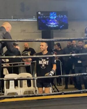Jason Moloney Instagram - Public workout today 🥊
Love fighting in Melbourne and so grateful for your support! 
Bring on Sunday 🏆