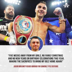 Jason Moloney Instagram - Championship mentality.

@jasonmoloney has made some serious sacrifices in preparation for his maiden world title defence.
.
#ozboxing #boxing