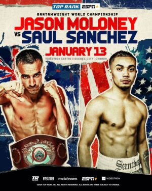 Jason Moloney Instagram - 🇦🇺 ➡️ 🇨🇦

@JasonMoloney defends his Bantamweight title against Saul Sanchez on Saturday, Jan. 13 in the #BeterbievSmith undercard.