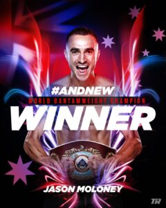 Jason Moloney Instagram - 𝐃𝐑𝐄𝐀𝐌 𝐄𝐀𝐑𝐍𝐄𝐃. The Bantamweight title is headed home with @JasonMoloney ✈️🏆