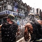 Jasper Pääkkönen Instagram – Wild 4 days of non stop water war on the streets on Chiang Mai. Happy Songkran! #songkran2019 #songkranfestival 📷: @real_rastivo Chiang Mai, Thailand