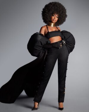 Javicia Leslie Instagram - Babygirl serveddddd on @rupaulsdragrace! 🍽️ 
:
Styling: @reginaldreisman @matthewreisman @harbison.studio @jimmychoo 
Make Up: @makeupbydion 
Hair: Moi 💋 
Shot by: @sanchezzalba