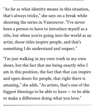 Javicia Leslie Instagram - The Advocate • April/May 2021

 “As artists, that’s one of the biggest blessings— to be able to make a difference doing what you love.”