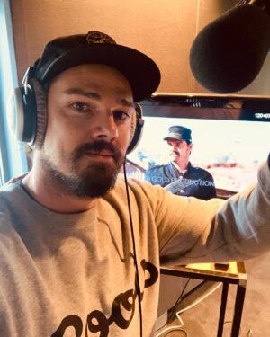 Jay Ryan Instagram - First time out of the house in a while! Back in the sound booth for THE FURNACE film.. hopefully coming to a cinema near you in the not too distant future. It’s a goodie!