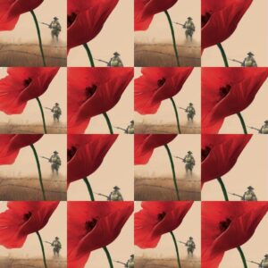 Jay Ryan Instagram - Remembering those who made great sacrifices for our freedoms. Bless.. 🙏#StandAtDawn #ANZAC #poppy #RSA #Rod Emmerson