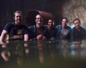 Jay Ryan Instagram - That water, oh that water💩Repost: 📸 @andy_muschietti ‘Splashing around in shit water made us so happy’ #itthemovie @itmovieofficial