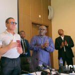 Jean-Claude Van Damme Instagram - Hello my dear friends❤️ As you may or may not know I was absent from my social network and the reason for that I was very busy on a childhood project which finally became to conclusion… I received the title of an ambassador for the republic democratic of Congo for the environment (which includes the kingdom of the animals) and also ambassador for the radiance of the youth, sports and culture and finally also ambassador for inside investments of The democratic republic of Congo “my sectors as investors” are all Asia, Middle East and North America… I want to say thank you again to my President Felix Antoine Tshisekedi. May God help me for my new mission 🌎🐾🙏🏼 Kinshasa, Congo