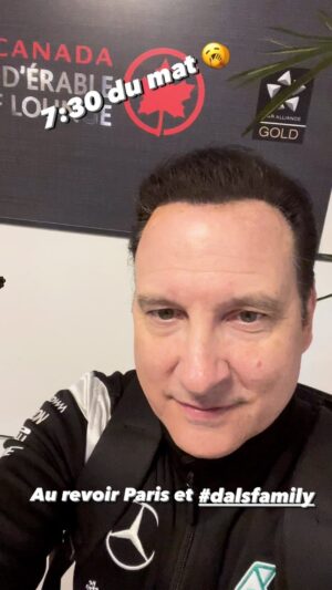 Jean-Marc Généreux Instagram - Déjà l’heure du départ…désolé à tous,te,s mes ami,e,s pour vous avoir caché ma venue sur Paris mais il me fallait jouer le jeu ( danseur mystère exige ) 
Mais quel bonheur de danser même si c’était quelques secondes sur ce plateau mythique de #DALS avec la talentueuse et ravissante @anggun_cipta et @adriencaby le super danseur 🕺🏽
Merci à toutes les équipes de @dals_tf1 et @bbcfrance pour votre accueil.
Au revoir 
@gery_leymergie fredpza