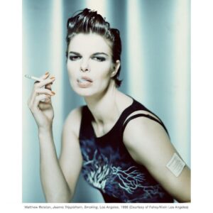 Jeanne Tripplehorn Instagram - Thank you @matthewrolstonstudio. Such a great shoot. Kids - don’t try this at home.

Repost from @matthewrolstonstudio “That girl thinks she’s the queen of the neighborhood. I got news for you, she is!” Happy International Women’s Day! Today also happens to be the opening day for @GloriaBellMovie, a new film from Academy Award-winner Sebastián Lelio (@lelioseb) starring @JulianneMoore and the subject of today’s post, @JeanneTripplehorn. Matthew created this smoking-hot portrait of Jeanne in 1998 while Jeanne was promoting her role in the @SundanceOrg film “Monument Ave.” To illustrate Jeanne’s punk rock attitude at the time (who knew?), Matthew had her smoke a cigarette AND wear a nicotine patch on her arm – his little joke. Some people wear their heart on their sleeves. Jeanne wears rebellion on hers lol. You can see Jeanne in “Gloria Bell” now in select theaters. “Rebel girl you are the queen of my world!” #JeanneTripplehorn #GloriaBell #MatthewRolston⁣
.⁣
.⁣
.⁣
.⁣
.⁣
.⁣
.⁣
.⁣
#InternationalWomensDay #IWD2019 #AcademyAward #Oscar #RebelGirl #RiotGrrrl #BikiniKill #SebastianLelio #JulianneMoore #1998 #Sundance #SundanceFilmFestival #MonumentAve #PunkRock #Rebel #Smoking #Nicotine #Patch #BlackShirt #Rebellion
