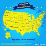 Jeanne Tripplehorn Instagram – It’s all here thanks to @rockthevote . Voter registration deadlines state by state. Sign up at rockthevote.org and make it happen! #Novemberiscoming link in profile United States