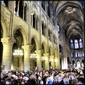 Jeanne Tripplehorn Instagram - Easter services at Notre Dame. Paris 2010. Most memorable....