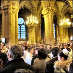 Jeanne Tripplehorn Instagram - Easter services at Notre Dame. Paris 2010. Most memorable....