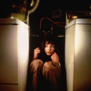 Jeanne Tripplehorn Instagram - 🖤🔪🎃🔪🖤
⁣
⁣
⁣
⁣
⁣
Happy Halloween! #officekiller @cindysherman @strandreleasing