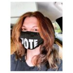 Jeanne Tripplehorn Instagram - Mask ✅ Vote ✅ Call hair salon ✅⁣ ⁣ ⁣ ⁣ #vote #voteearly