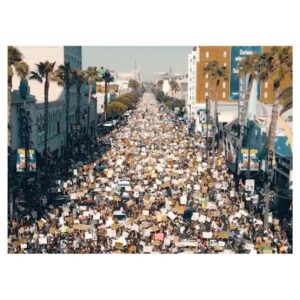 Jeanne Tripplehorn Instagram - It was a beautiful day in the neighborhood yesterday!  Power walk. #blacklivesmatter⁣
⁣
⁣
1st 📷 @yakooza