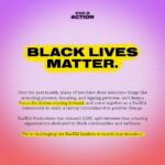 Jeff Blim Instagram - Hi everyone, please consider donating to the above organizations, as we #focusonaction this week. The goal? To match or exceed SK’s donations to these organizations. (Link in bio.) Be well, be safe, and take care. Much love :)