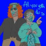 Jeff Blim Instagram - Momma always said, life is better as a cartoon. #fanart #tgwdlm BALLER CREDIT GOES TO: @mela.sauce @blank_slate_ @blondefoxmedic @feline.lovin.canine @reportcardshark Toon Town