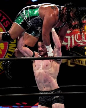 Jeffrey Cobb Instagram - Alex: I’m gonna throw this fool around and then I’m gonna win this match!” Also Alex: “Well shit, maybe I shouldn’t have poked the panda”