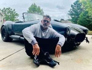 Jeffrey Dean Morgan Instagram - Man… my mistress here. Just can’t NOT smile driving her! Kids as obsessed as I am. I’ve wanted a cobra my entire life. Had a photo of one on wall of childhood bedroom. Now? Well? I walk out to garage and stare. Nothing more fun on these Georgia backroads. @backdraft_racing makes one hell of a vehicle. @earthmotorcars and @trevor.i.lewis thank you guys for putting this all together for me. It was a long haul, but so worth it! Can’t tell you how much I appreciated the time, or how much we love this car! Even @hilarieburton can’t hide her smile! (It kills her to like it!) also… thanks for the kicks @fkc_mooneyes_spain!! Y’all have a great week. I’m gonna go drive. Xojd