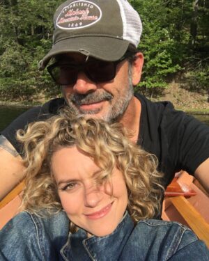 Jeffrey Dean Morgan Instagram - My Valentine. For many a Valentine’s Day. Thank you for making me the luckiest, making damn near everyday a hallmark kinda day, proving to me that love isn’t a rumor. Thank you. Mrs Morgan, I just love the shit outta you.