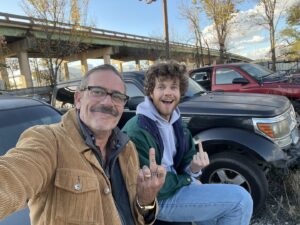 Jeffrey Dean Morgan Instagram - Happy Bird day. Just finished a film yesterday with this one… thanks to the amazing crew… and, who knew, Birmingham  Alabama?! #nowheremen @jack_quaid @malinakerman