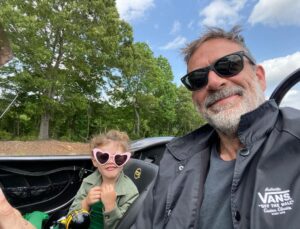 Jeffrey Dean Morgan Instagram - Man… my mistress here. Just can’t NOT smile driving her! Kids as obsessed as I am. I’ve wanted a cobra my entire life. Had a photo of one on wall of childhood bedroom. Now? Well? I walk out to garage and stare. Nothing more fun on these Georgia backroads. @backdraft_racing makes one hell of a vehicle. @earthmotorcars and @trevor.i.lewis thank you guys for putting this all together for me. It was a long haul, but so worth it! Can’t tell you how much I appreciated the time, or how much we love this car! Even @hilarieburton can’t hide her smile! (It kills her to like it!) also… thanks for the kicks @fkc_mooneyes_spain!! Y’all have a great week. I’m gonna go drive. Xojd