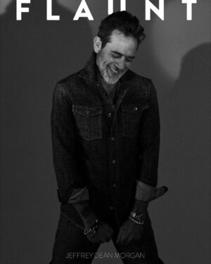 Jeffrey Dean Morgan Instagram - Big thank you to my friends @flauntmagazine I’m gonna pretend #underthesilvermoon is just us young folks living, laughing, and loving just as we always have… large, loud, and hard. Xxjd Photographed by @jasonheatheringtonstudio, styled by @johntanstyling, clothes by #bottegaveneta in lovely Brooklyn @blancstudiosny #underthesilvermoon #flauntmagzine