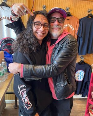 Jeffrey Dean Morgan Instagram - Well, just wanted to put it out there… I have a new best pal. I got the massive privilege to meet Cadence @pxpxcadence yesterday… first off thank you to @makeawishamerica for setting our meeting up, and getting Cadence, her brother Devon, mom Amanda, and dad Andrés from Southern California all the way to me in Rhinebeck. We had the best day together… and like I said, I got myself a new bestie. Cadence is an amazing gal… more than that… strongest, bravest, coolest, most thoughtful person that I’ve ever met. What she doesn’t know, is that I was the lucky one here. I’m the one that came out of this introduction a better person. You can’t ever ask for more than that I reckon. Id also like to thank my town of Rhinebeck for coming out and showing up huge yesterday. @samuelssweetshop crushed it, @megabraincomics opened early and gave us run of shop! @landofoztoys, same deal! We all had a blast. Cadence, you have a friend forever. Whatever, whenever, I got ya.  And I know you got me. Love you kiddo. That’s a fact. And getting to see you again today and introduce George to you and yours? You made quite an impression on a little girl that realizes how special you are. Mom, Dad, Devon… you three are amazing. Truly just amazing… no words needed. Know that I know. The product of you three and your love is Cadence… enough said. Because she wins ALL the stuff. It was a privilege and an honor to meet all of you… thank you so much for choosing me to have this adventure with! Trust me, I know how lucky I am. Xxxjdm