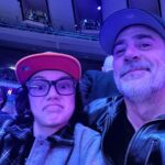 Jeffrey Dean Morgan Instagram - Holy smokes. We had A DAY!! Thank you to @nyknicks and the good folks @thegarden for a day we will NEVER forget!! Wrapping up Gusy Deans birthday with the greatest day ever! WHAT A GAME!!! Knicks beat nuggets, team with best record in @nba this season… in a nail biter!! Knicks have been on fire since all star break and to see live and in person?! SPECTACULAR!! Halftime in lounge a little party for gus… cake, and a signed jersey from his favorite player @jalenbrunson1!! Can’t thank everyone enough. George also was wide eyed and so excited to be a part of that crowd and a big win!! Thank you for “dead city” love… think my kids think im a bit cooler than I was when we woke up today!! Big love to all. Thank you again! @hilarieburton @amc_tv @amcplus oh yeah…. DEAD CITY coming this JUNE!! Xxjd PS, just wanna add to this, my wife is the single coolest person I know. The best mom, and hottest lady in the world. No one else I’d wanna be sharing life, and everyday with. “Sports.”