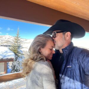 Jeffrey Dean Morgan Instagram - No reason. Other than im a really lucky SOB to have @hilarieburton as my partner. Park City and some @sundanceorg fun with our @amc_tv and @amcplus family. Also a big tip of the hat to @burns_1876 Xojd