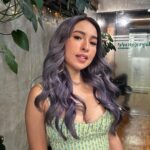 Jelai Andres Instagram - My October hair 💁🏽‍♀️ Yayy or Nayy??? (Swipe left) Hair color by Carl Dana Hairticulture Hair extensions by Mary Letim allstar