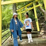 Jelai Andres Instagram - 🌿🇯🇵🤍🛕 @ayanajordin #JelaiAndres #Japan #AyanaJordin #Niece @japan.luxury.by.jlcc