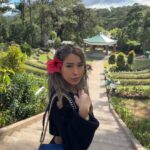 Jelai Andres Instagram - Hi Baby! 💙🖤🌸🌲 #jelaiandres