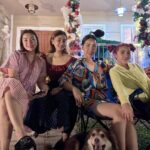 Jelai Andres Instagram - My lucky charms 👭👭 Andres Sisters 🤍 Happy New Year everyone! @iamcandyandres @jiosart @wannieesguerra