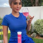 Jelai Andres Instagram - Cheers!!! 🍹 Glow up and boost your immunity w Shirosan 💙