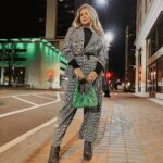 Jenna Boyd Instagram – Felt like a lil 🎄. Downtown Tulsa