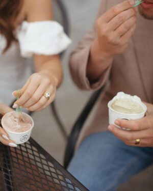 Jenna Boyd Instagram - 10/10 would recommend rolling up to the courthouse with the love of your life and stopping for ice cream after 🤍💒🍦 @betsydutcherphoto