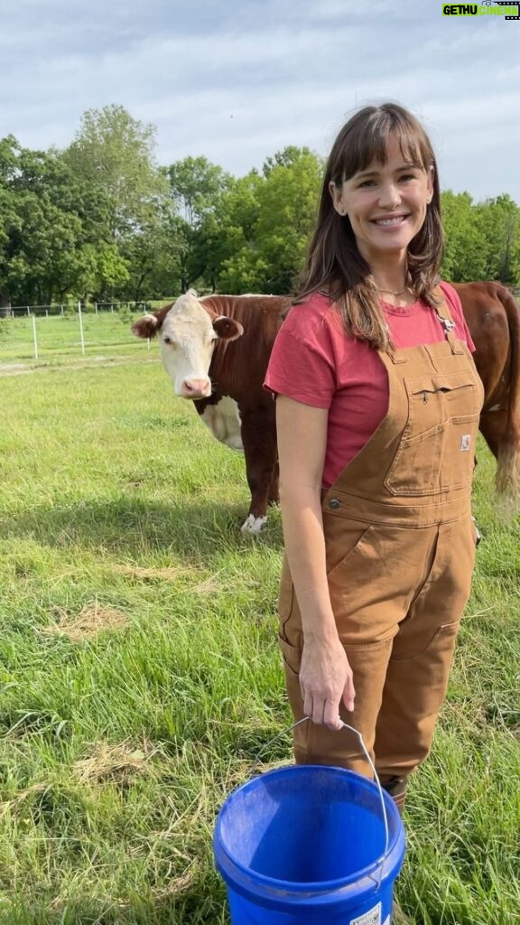 Jennifer Garner Instagram - I hope your company holiday party is as lit as ours at @onceuponafarm. 🐮🎊🥂👩🏻‍🌾 Locust Grove, Oklahoma