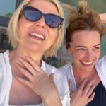 Jennifer Robertson Instagram - Happy birthday @briannehowey There's no one I'd rather almost melt in the desert heat with. ❤️U