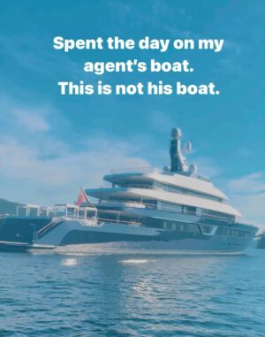 Jennifer Robertson Instagram - I think this is the shiniest boat I have ever seen. #shineyboats