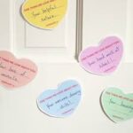 Jennifer Walcott Instagram - I started this a few years ago 14 hearts of compliments & thoughts about your child. I even do it for @adamarchuleta31 . I quiz him on what his ❤️’s say 😂Feb 14