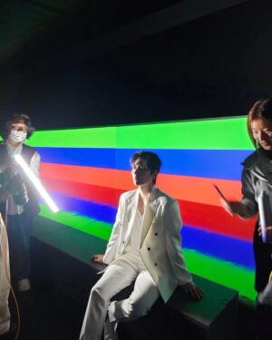 Jeong Si-hyun Instagram - 😇😇 #behindthescene #bts