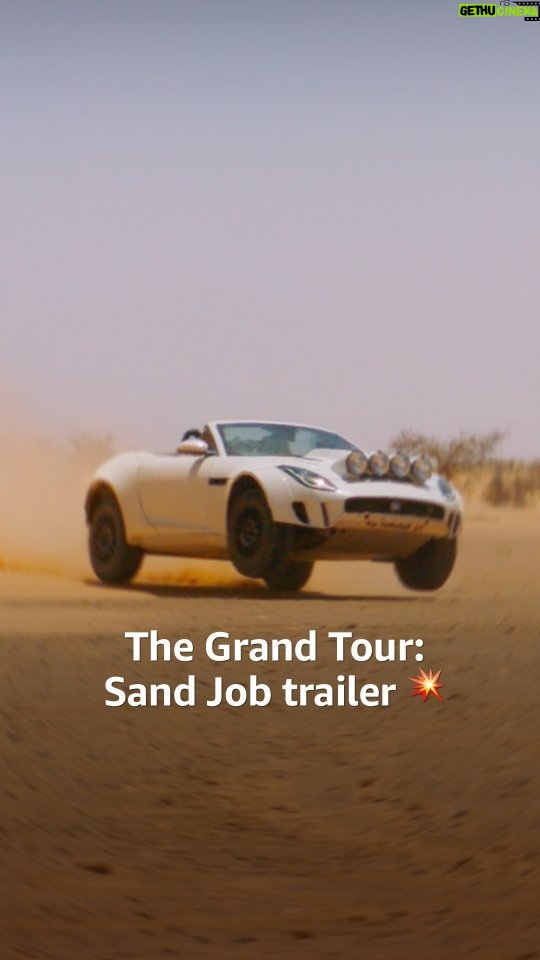 Jeremy Clarkson Instagram - Get ready for the trio’s hottest adventure yet 🔥 The Grand Tour is back to tackle scorching temperatures in the Sahara 🥵 📺 #TheGrandTourSandJob #TheGrandTour 🎭 #JeremyClarkson #RichardHammond #JamesMay