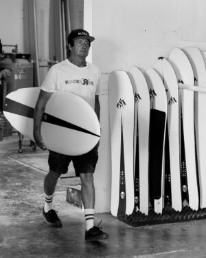 Jeremy Jones Instagram - Instruments of Stoke. 

The Jones 2024 Surf Series is not just an art collaboration, but a decade plus relationship bonded by the mutual love and loyal participation of Surf and Snow.

 @jeremyjones and @chris_christenson73 started tinkering around with a few ideas and rough shapes in 2012.  These two jumping in head first, motivated and inspired to figure out how to combine forces to shape something that worked well on snow and captured that same glide that Chris’ surf shapes are so well known for.  This  journey, process and breakthroughs along the way have been the ultimate reward in combining these two worlds. 

The process of testing, tweaking and repeating hasn’t stopped since that first prototype. We have been able to take proven designs concepts and rocker profiles from some of @christensonsurfboards most popular surfboard models and add them to Surf Series. The line up has now grown into ten unique shapes including a surf inspired pair of bindings that have all helped thousands of riders expand their minds and mountains. 

📷: @andrew_miller 
🎥: @gregweavervideo 

#jonessurfseries 
#odetoprogression