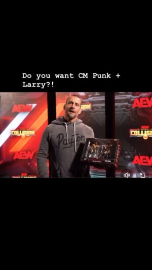 Jeremy Padawer Instagram - Ok fine. 
Like and comment if you want a CM Punk with Larry 🐶 AEW Jazwares action figure…!
#cmpunk #aew 
@cmpunk @jazwares @aew @aewbyjazwares