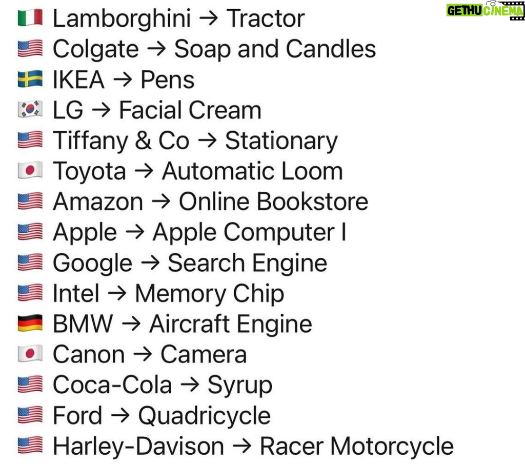 Jeremy Padawer Instagram - And almost every single one of these brands was created in the last 100 years. Practically every brand you see is less than 50 years old. Why not you? And if not you, why not instill a sense that anything is possible with hard work, diligence and resilience to your children?! Bottom line - the next multi billion unit selling company will be created practically every single year…! ❤️